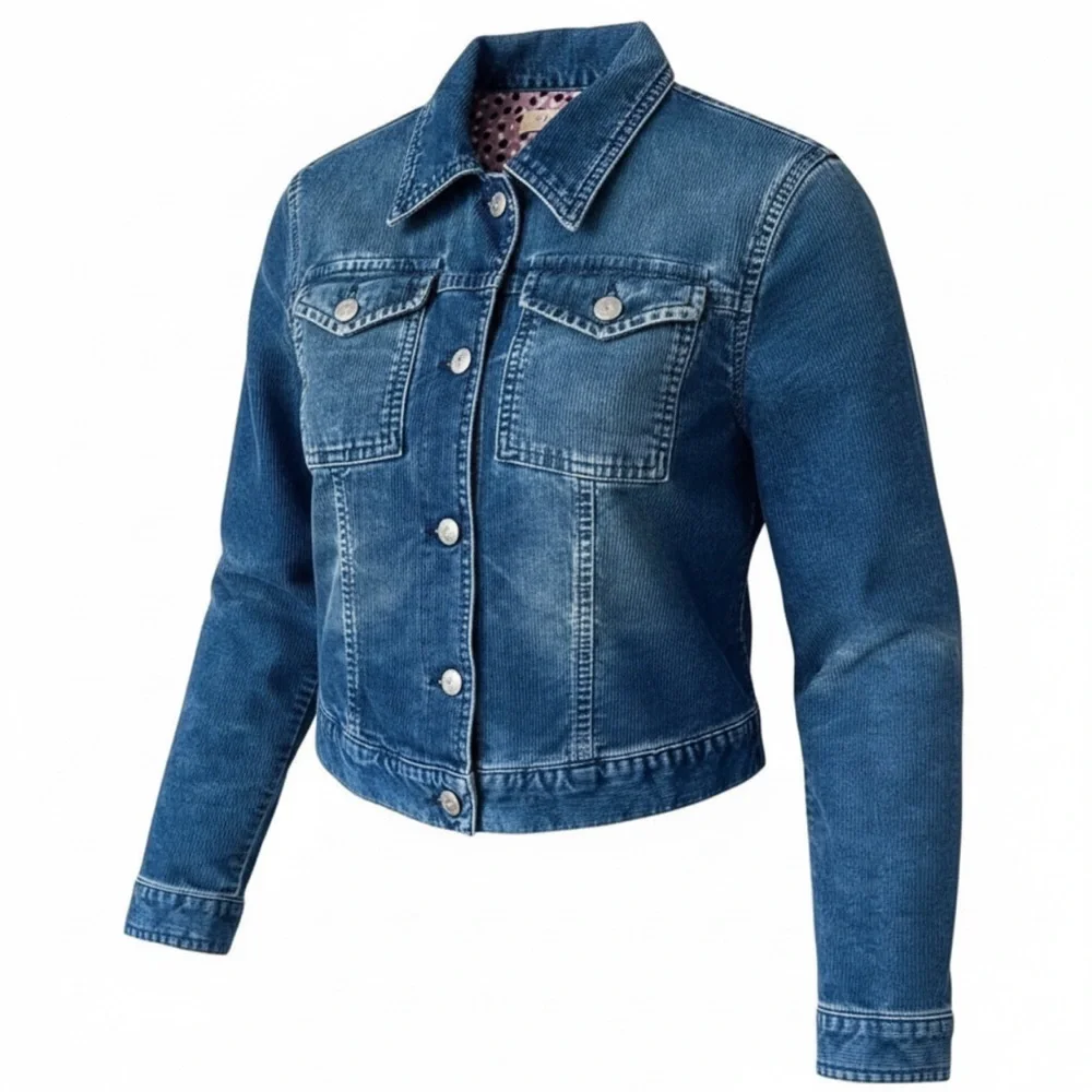 SEE‎ BY CHLOE corduroy blue short jacket